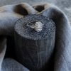Δαχτυλίδι ατσάλινο Cuoro πλακέ ασημί