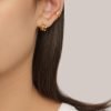 Σκουλαρίκι  Excite Fashion Jewellery ear cuff από  επιπλατινωμένο ασήμι 925. S-7-G-4