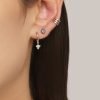Σκουλαρίκι Excite Fashion Jewellery ear cuff από επιχρυσωμένο ασήμι 925.  S-7-S-4