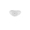 Σεβαλιέ δαχτυλίδι Excite Fashion Jewellery,  σχέδιο αστέρι με λευκό ζιργκόν από ανοξείδωτο ατσάλι.